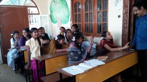 salle de classe en inde globalong