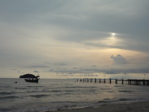 coucher de soleil au cambodge avec Globalong