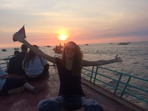 Nadège bénévole au Cambodge avec GlobAlong