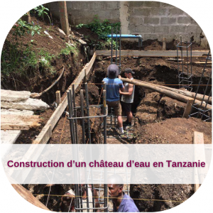 Étudiant ingénieur en stage en Tanzanie
