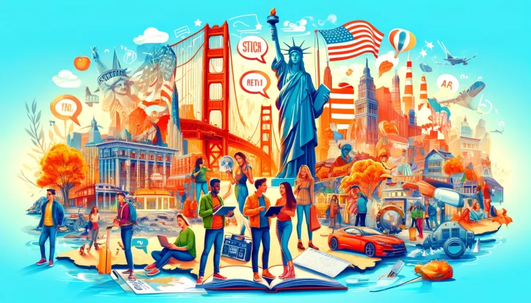 voyage linguistique aux usa