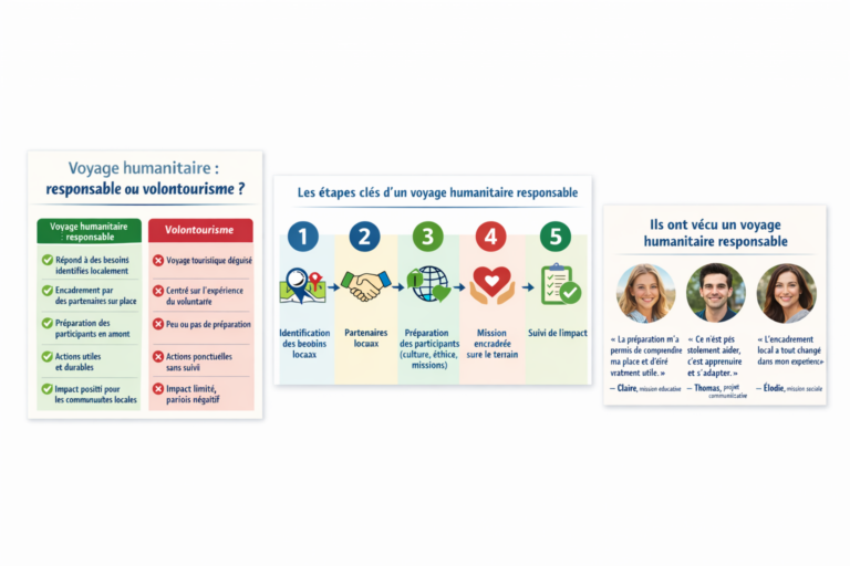 Voyage humanitaire responsable