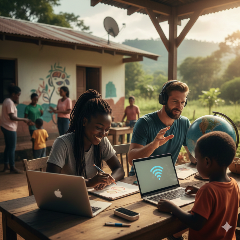 Digital nomad - Volontariat humanitaire