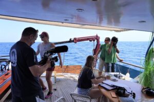 Stage journalisme - étudiants en mer