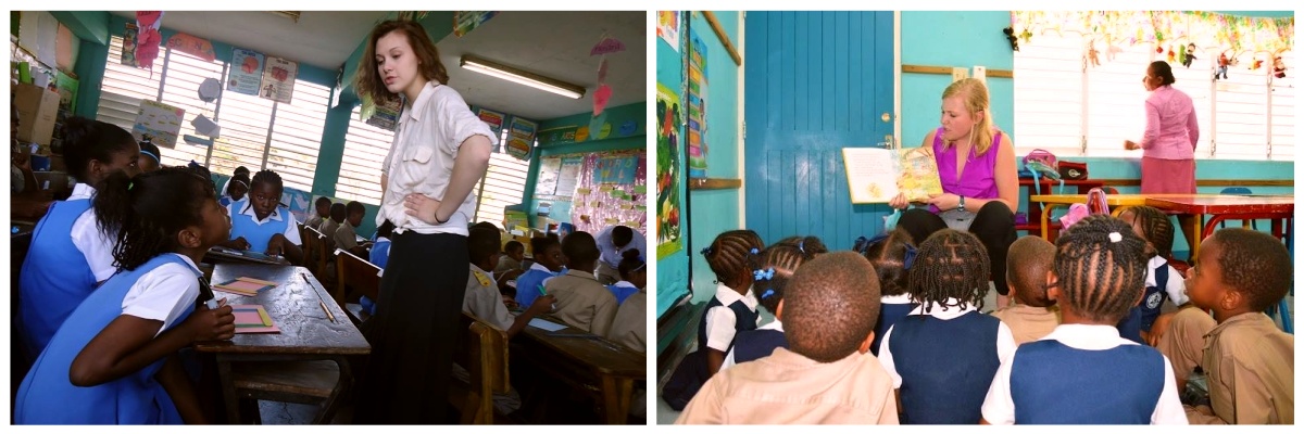 bénévolat dans une école en Jamaïque 