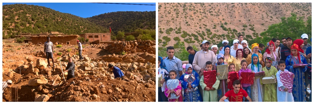 Stagiaire humanitaire dans une école marocaine 