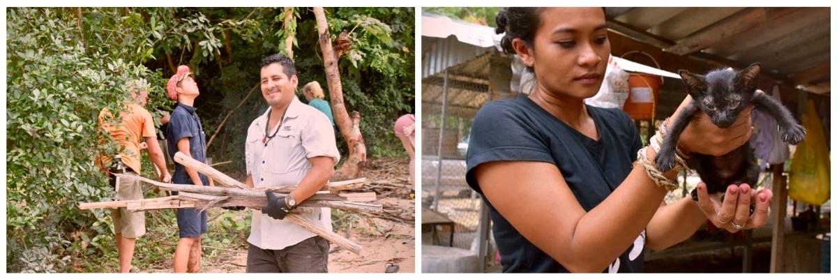 Volontaire en mission humanitaire 