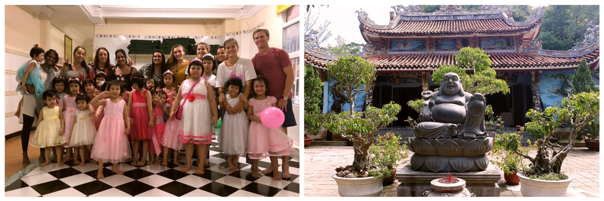 Voyage humanitaire dans un centre d'accueil au Vietnam Bénévole en mission humanitaire