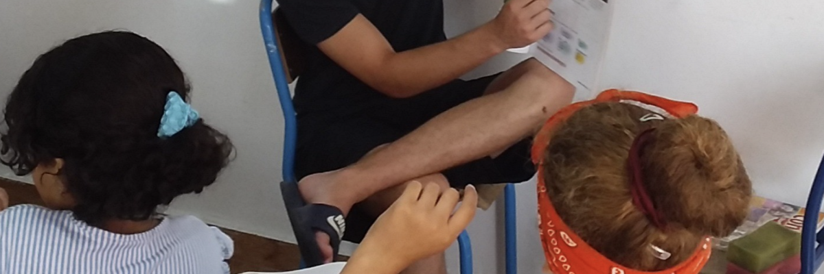 Moment de partage et de solidarité au centre d'accueil pour enfants défavorisés à Rabat.