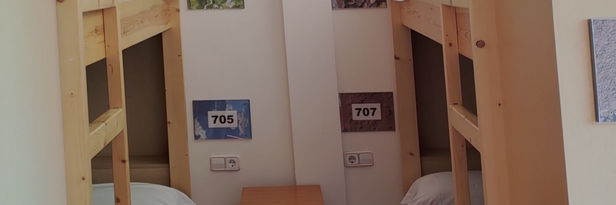 chambre partagée pour volontaires en mission de bénévolat solidaire