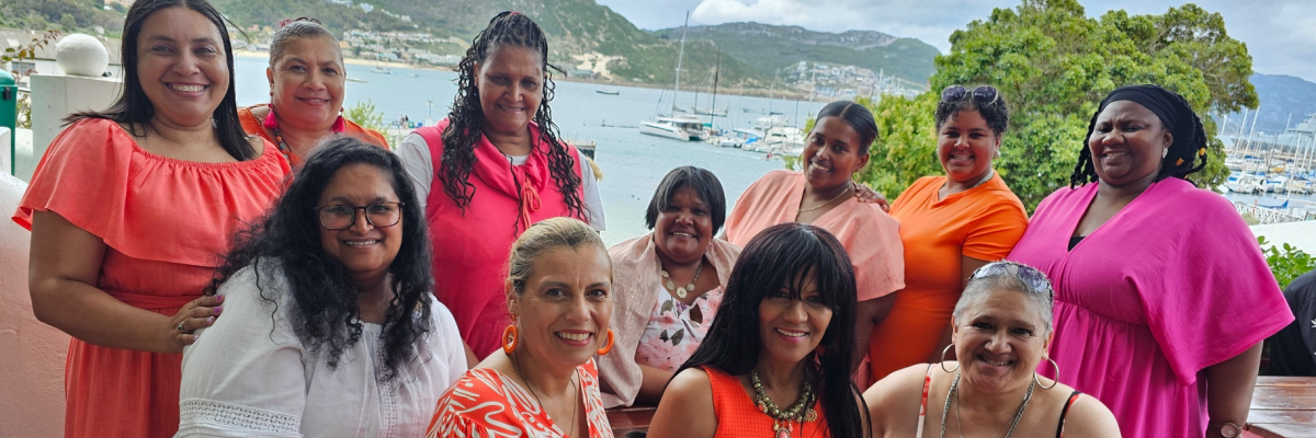 Groupe de femmes participant au projet d'accompagnement au Cap en Afrique du Sud