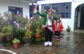 Stage dans une école de musique pour enfants à Cusco. 