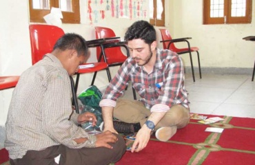 Volontaire en mission en Inde