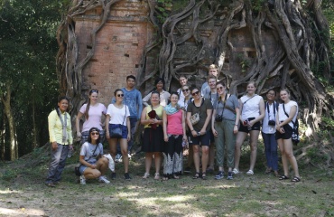 Bénévoles et stagiaires au Cambodge  