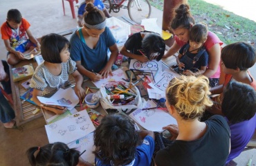 Volontaire en mission dans le nord de la Thaïlande 