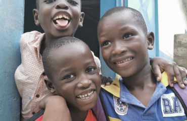 Bénévoles en mission humanitaire au Sénégal
