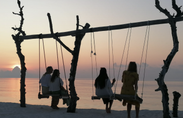 Etudiants en stage aux Maldives