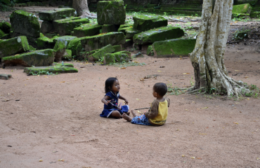 Volontaires internationaux au Cambodge