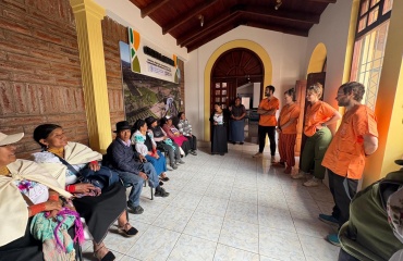 Volontaires en santé participant à un projet communautaire équatorien