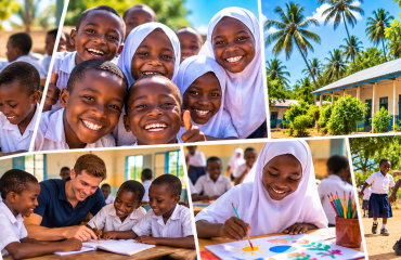 Bénévolat dans une école primaire à Zanzibar