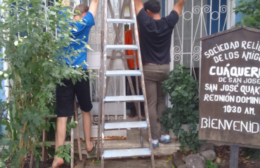 Cuisine et espace repas d'une famille d'accueil au Costa Rica