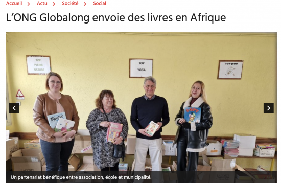 Récolte de manuels scolaires pour l'Afrique