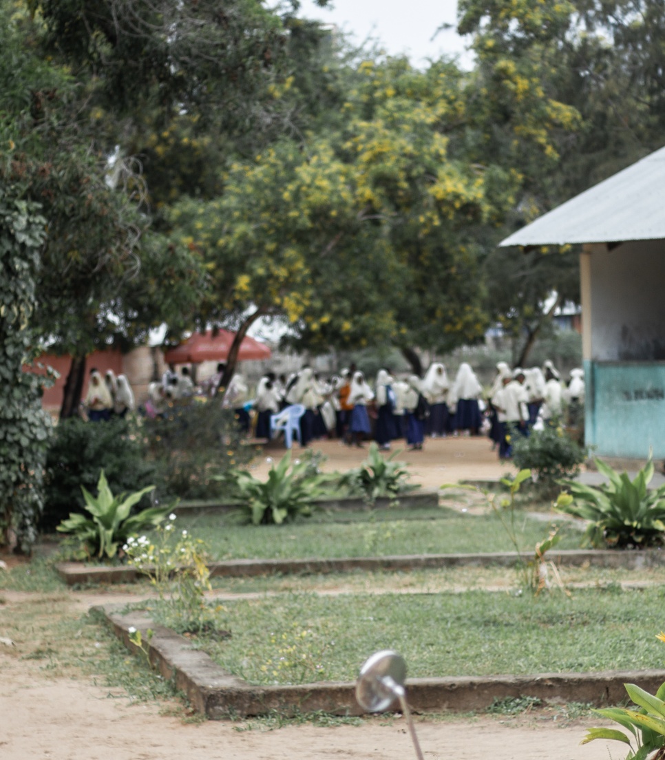 Bénévole en mission dans une école en Afrique de l'est