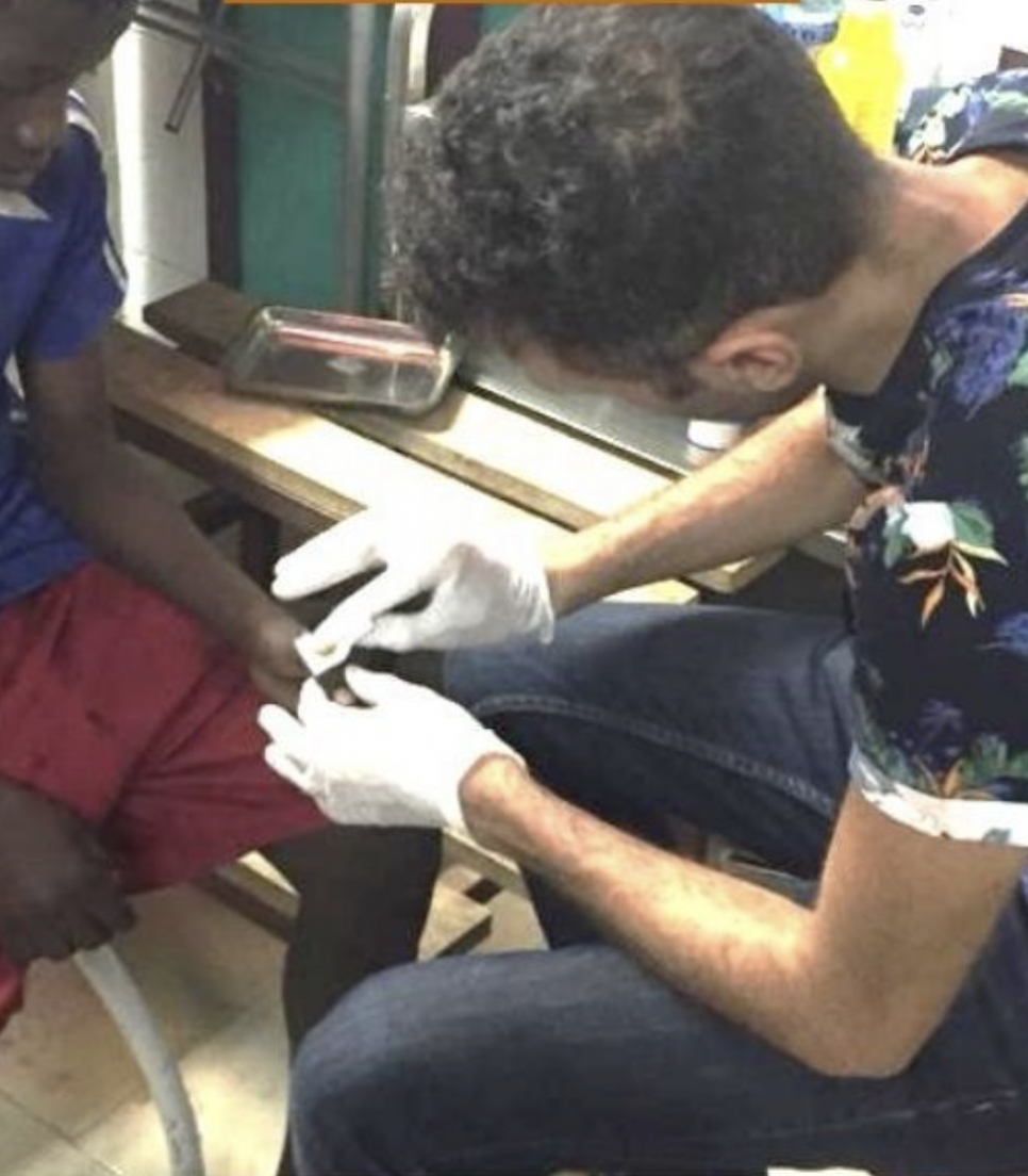 Bénévole médical auprès des enfants talibés