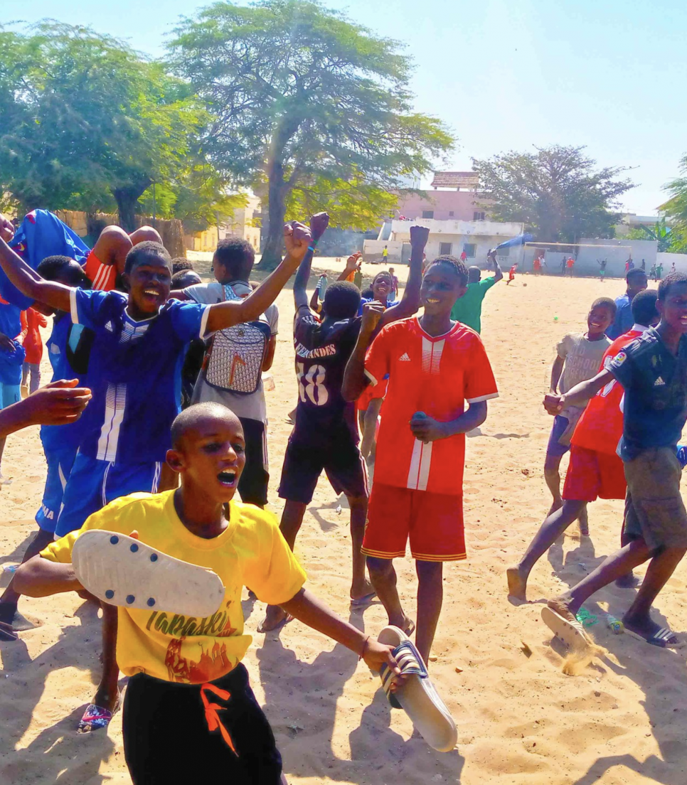  Bénévole en mission de soutien aux enfants talibés au Sénégal 