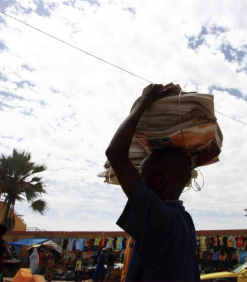 Talibé sénégalais participant à une formation en développement économique