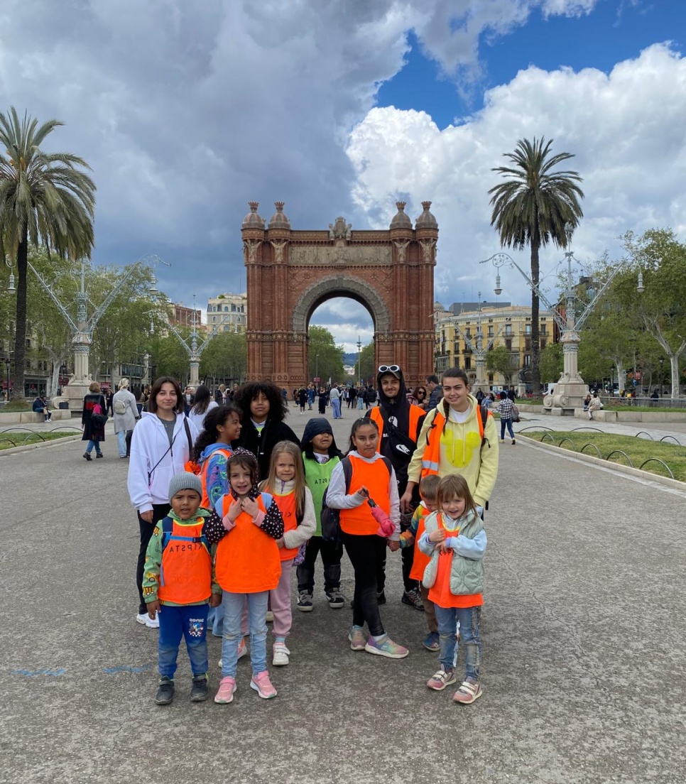 Sortie avec les enfants issus de quartiers défavorisés en Espagne