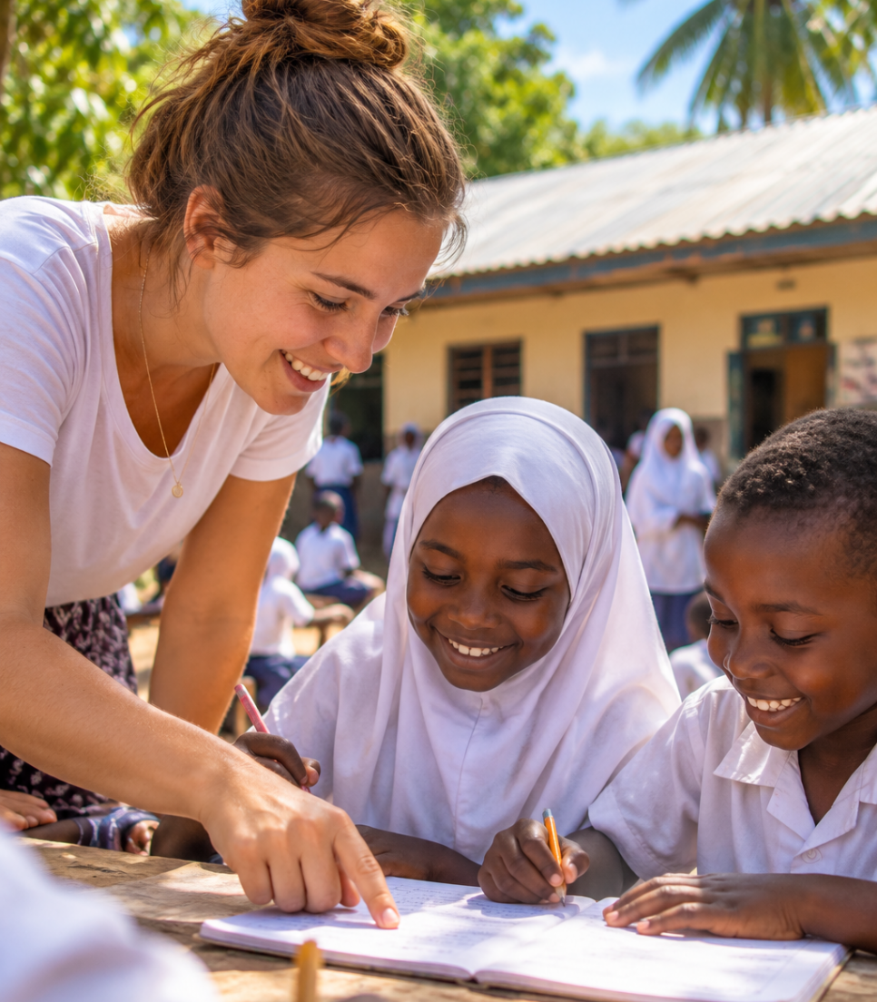 Bénévolat et stage dans une école primaire à Zanzibar
