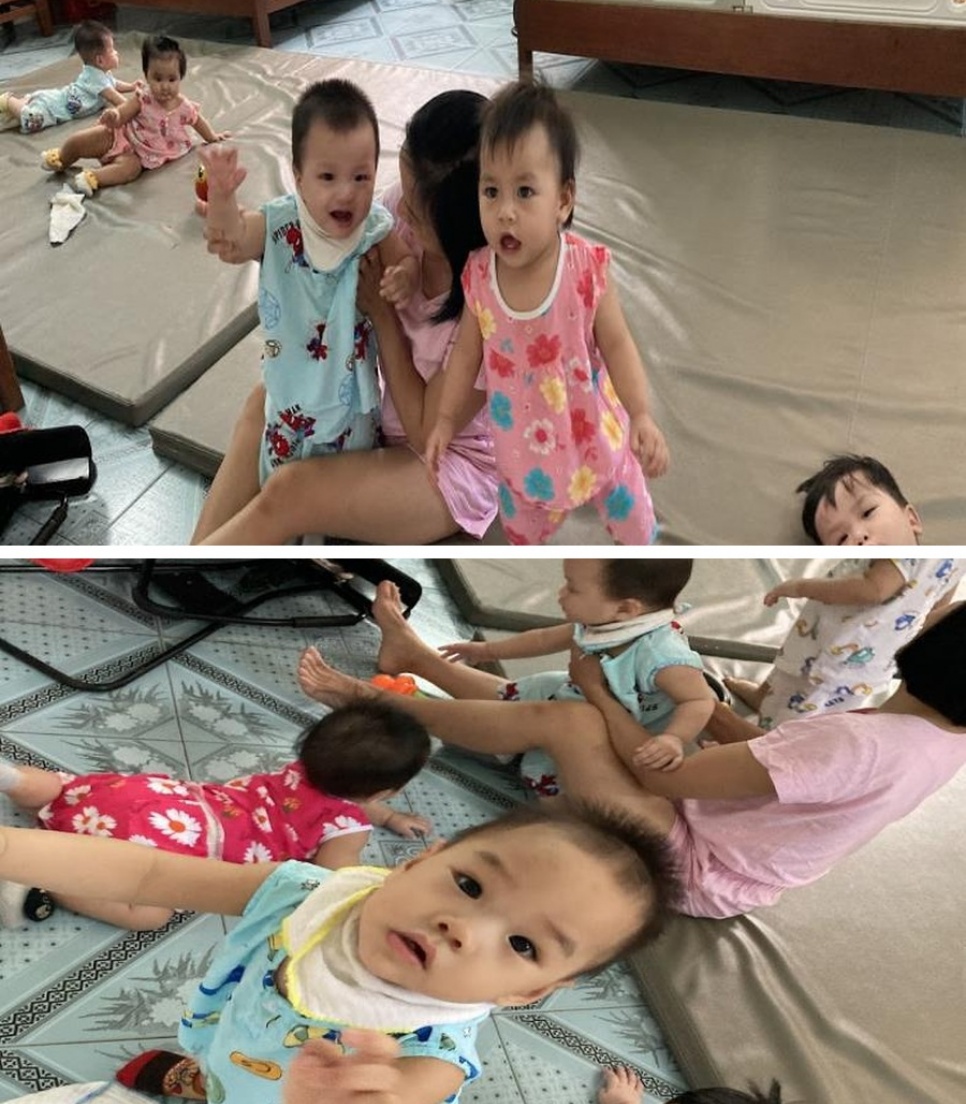 Accompagnement et activités avec de jeunes enfants à Da Nang au Vietnam